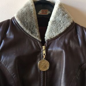 Shari’s leather vest